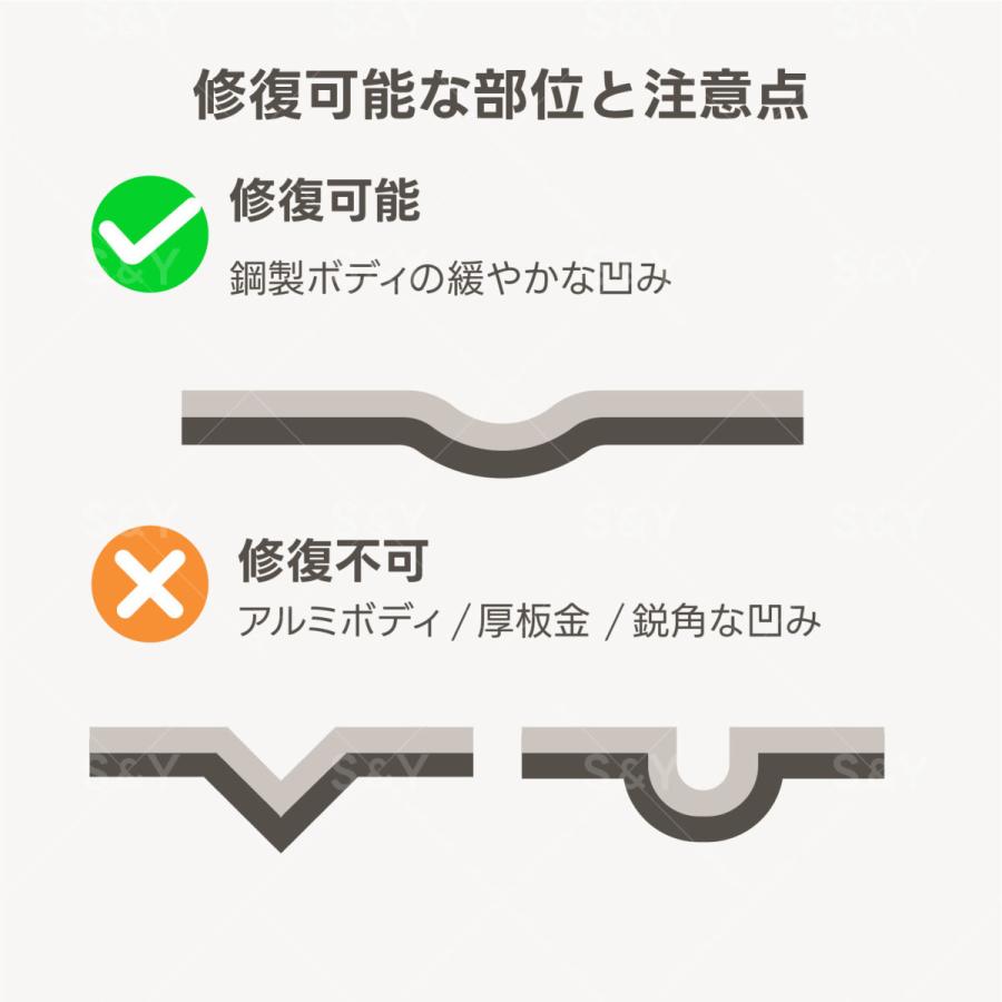 Kurflo車のへこみ修理キット 車体デントリペアマシン へこみ修理 家庭
