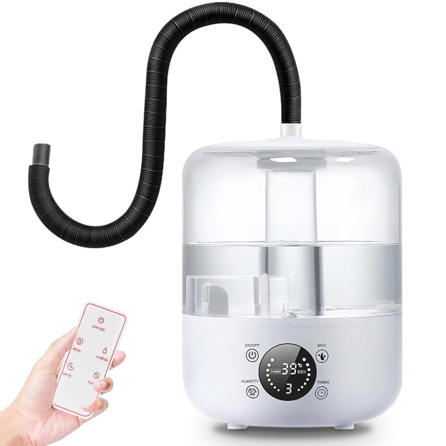Kurflo爬虫類加湿器 自動霧化 3L 大容量タンク 加湿器 湿度45％-90