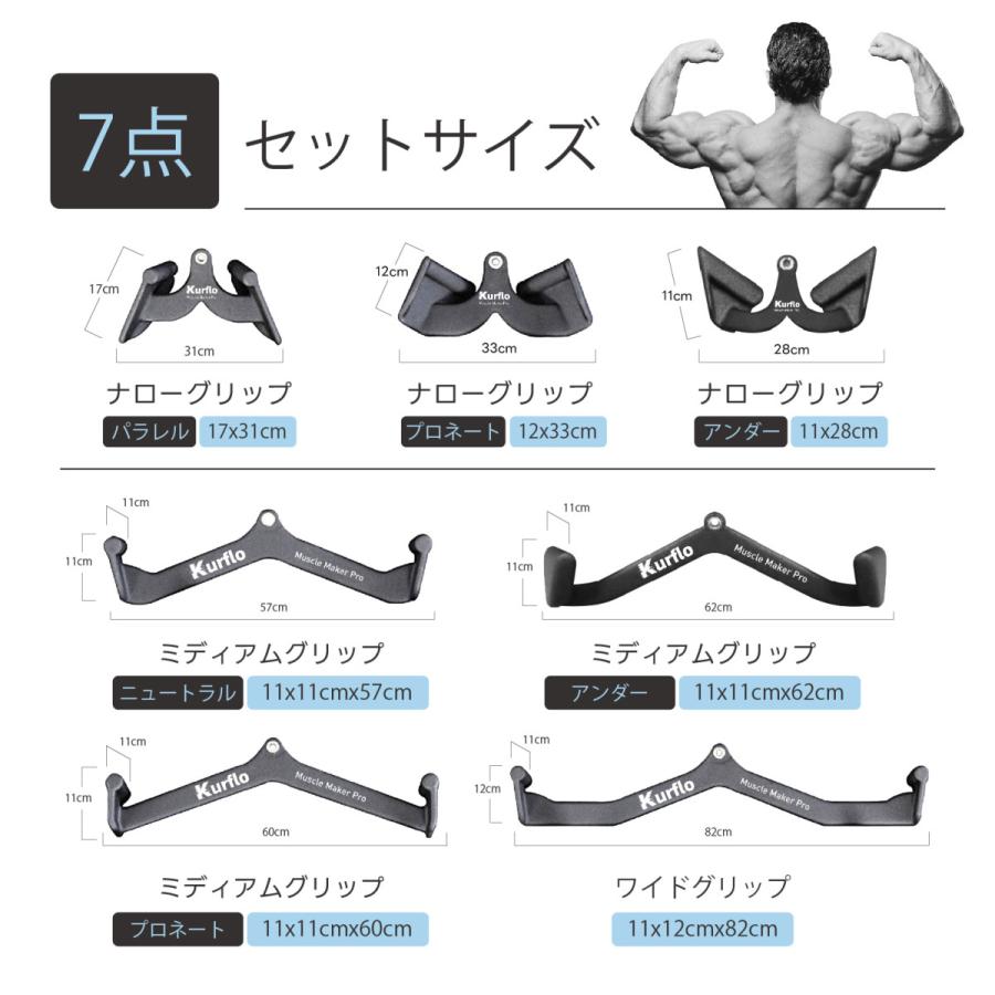 Kurflo マグ/グリップ 筋トレ ウエイトトレーニング 背中の