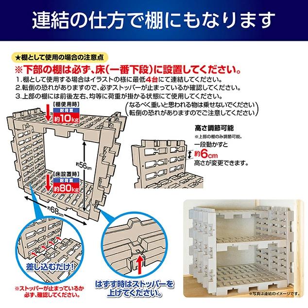 Richすのこベッド レギュラーサイズ スノコベッド バージンプラスチック製 連結 パレット ベッド｜sy-sukedati2｜16