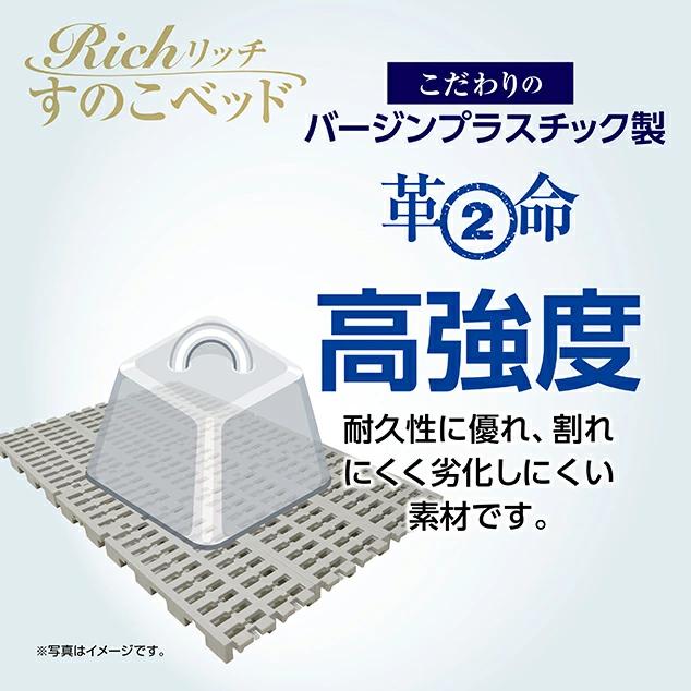 ポイント10倍】Richすのこベッド ワイドレギュラーサイズ スノコベッド 
