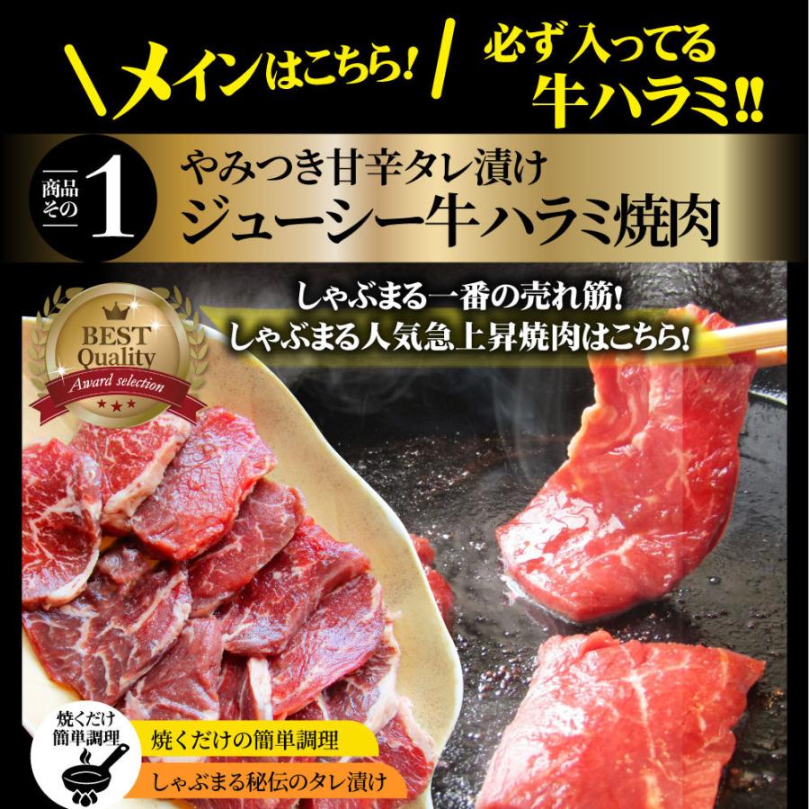 しゃぶまる 焼肉 焼肉セット ハラミ 牛タン ホルモン 選べる焼肉セット