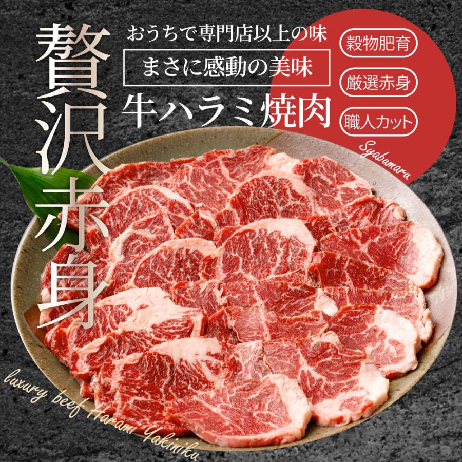 牛肉 肉 ハラミ 焼肉 2kg 250g×8P メガ盛り 赤身 はらみ バーベキュー 美味しい 食品 ギフト プレゼント お祝い 爆買 | しゃぶまる | 17