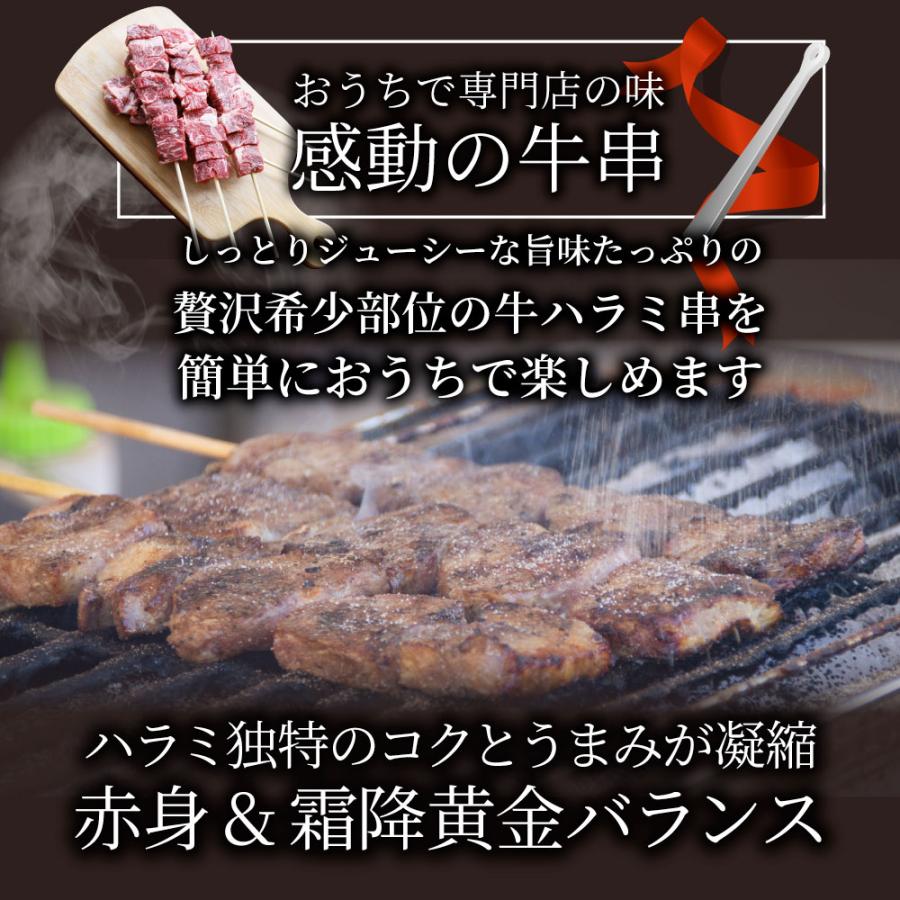 牛ハラミ串 100本セット (合計1.6kg×5) 牛串 肉 牛 ハラミ 学園