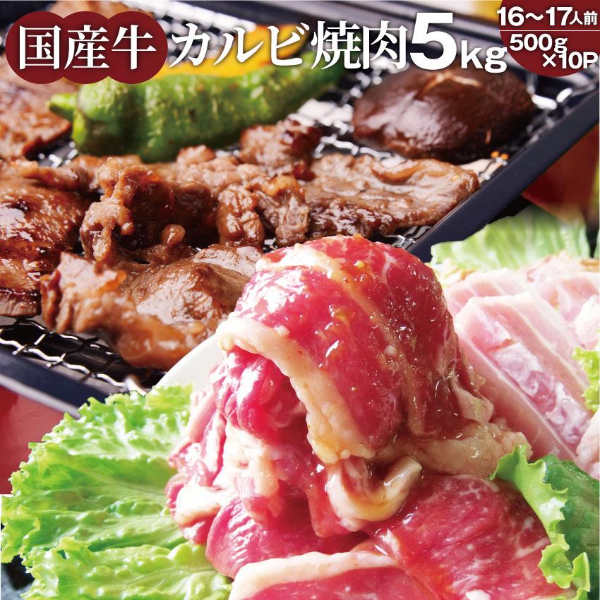 8320円 買収 8320円 公式 焼肉 牛肉 肉 国産牛 カルビ メガ盛り 5kg 500g×10P バーベキュー 焼くだけ 簡単調理
