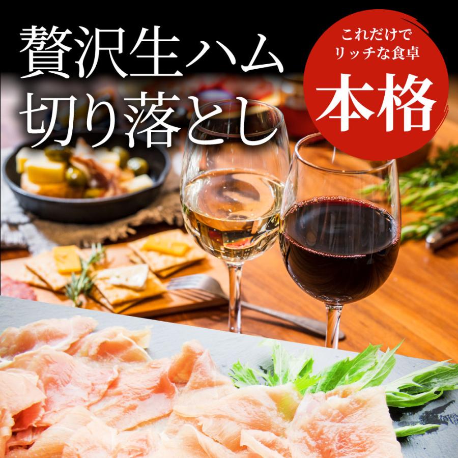 生ハム 切り落とし 10kg メガ盛り (200g×50P） おつまみ ハム 肉 パーティー サラダ熟成 トッピング もも 業務用 お取り寄せ 惣菜 オードブル｜syabumaru｜09