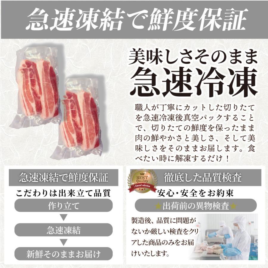 豚バラ肉 2kg スライス 焼肉 豚肉 250g×8パック メガ盛り 豚肉 バーベキュー 焼肉 スライス バラ 小分け 便利｜syabumaru｜09