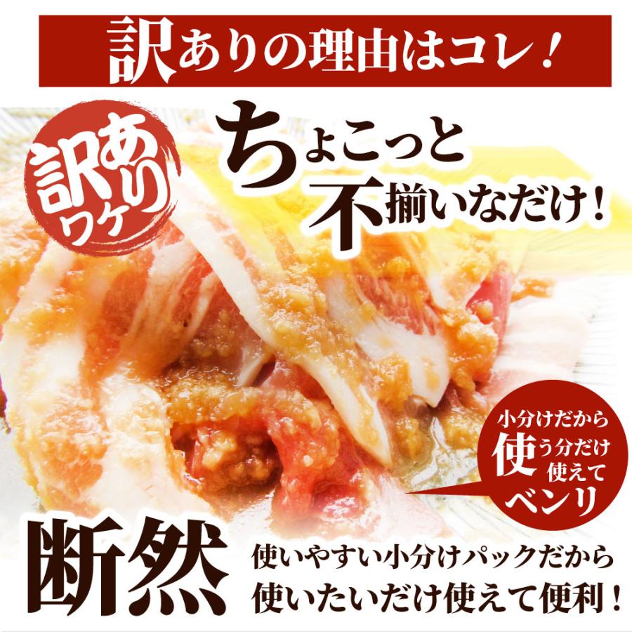 訳あり 豚肉 切り落とし 生姜焼き 焼くだけ 3kg（250g×12） 生姜王 肉 ジューシー ミックス 豚 生姜 焼き 切り落とし おかず 当日出荷｜syabumaru｜08