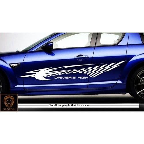 車 ステッカー かっこいい カスタム Rx 8 トライバル ユーロ ボンネット 車用 カスタム カー バイナル ワイルドスピード系 デカール 14色から選べる 16 16rx 8 バイナルグラフィックのgenesis 通販 Yahoo ショッピング