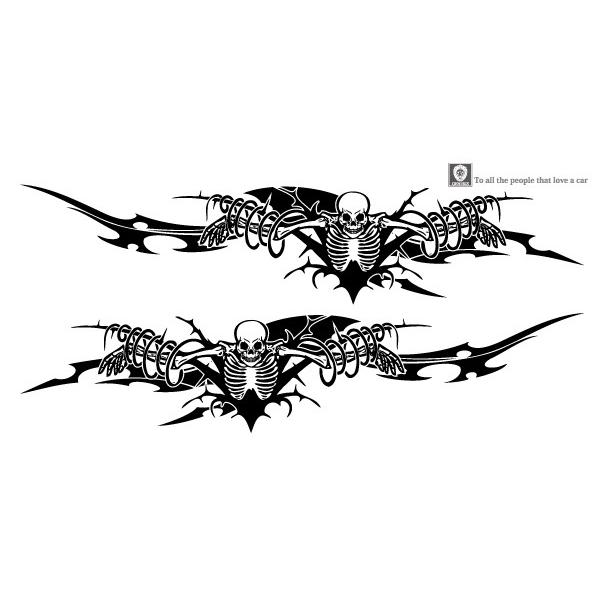 車 ステッカー かっこいい カスタム スカル ドクロ 車用 バイナルグラフィック 軽自動車 痛車 ワイルドスピード系 イメチェン スポーツ デカール 05 Comst05 バイナルグラフィックのgenesis 通販 Yahoo ショッピング