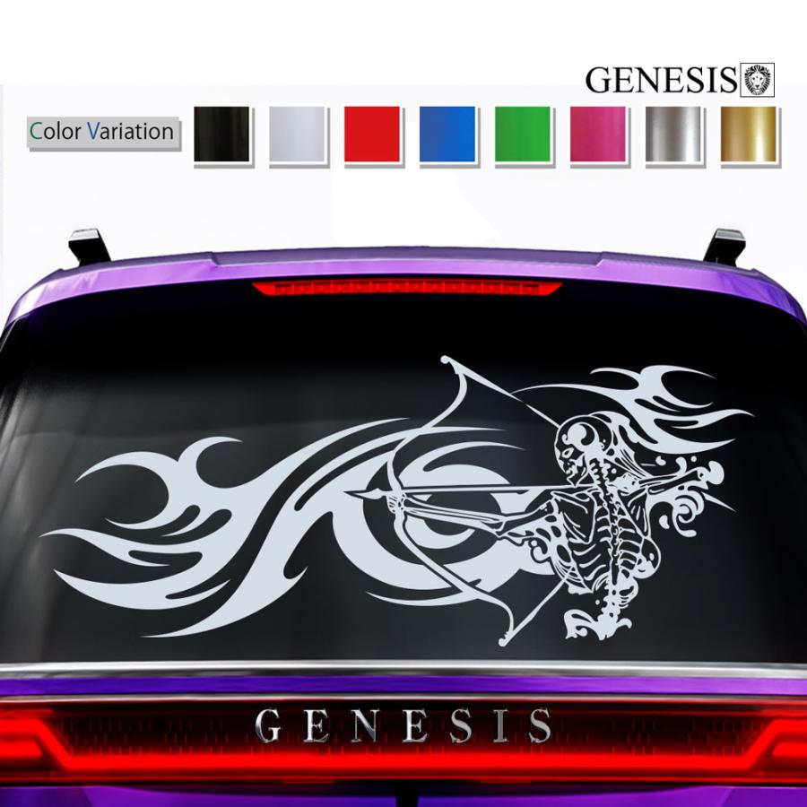 車 ステッカー かっこいい リア デカール スカル カスタム 大きい カーステッカー 車用 カスタム 上質 バイナルグラフィック 愛車 全8色 29 Ear29 バイナルグラフィックのgenesis 通販 Yahoo ショッピング