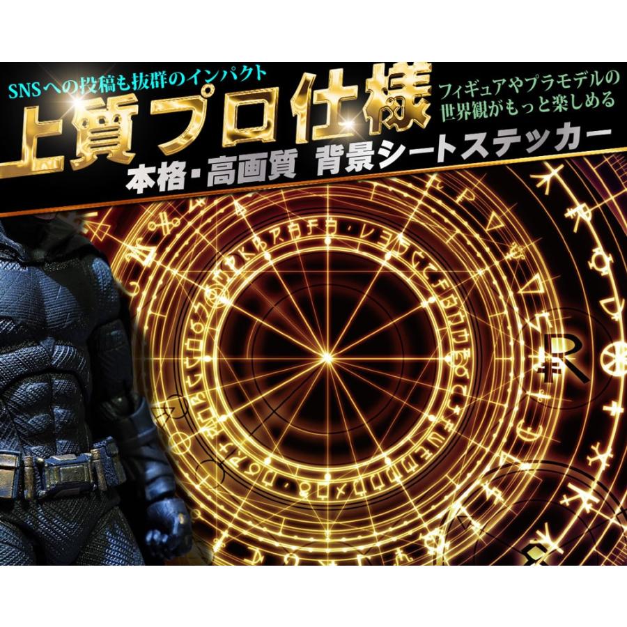 フィギュア ショーケース 背景 ステッカー プラモデル ジオラマ 