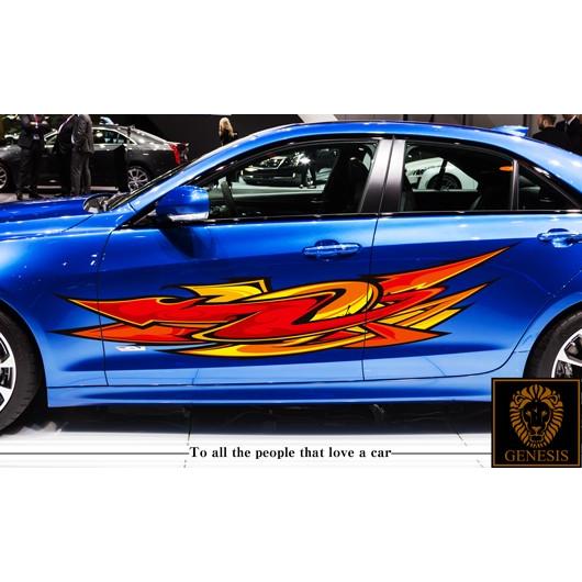 車 ステッカー かっこいい カスタム トライバル アメコミ カーステッカー 車用 スポーツ カラー バイナルグラフィック ワイルドスピード系 ユーロ デカール 30 Kara30 バイナルグラフィックのgenesis 通販 Yahoo ショッピング