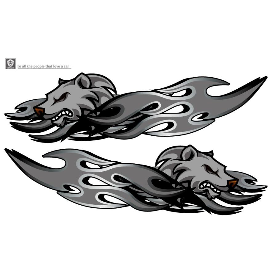 車 ステッカー かっこいい カスタム ウルフ 狼 ワイルド カーステッカー 車用 スポーツ カラー バイナルグラフィック ワイルドスピード系 ユーロ デカール 34 Kara34 バイナルグラフィックのgenesis 通販 Yahoo ショッピング