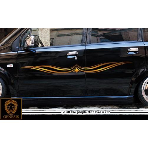 車 ステッカー かっこいい カスタム ライン おしゃれ 車用 バイナルグラフィック 軽自動車 痛車 ワイルドスピード系 イメチェン スポーツ デカール Kei07 Kei07 バイナルグラフィックのgenesis 通販 Yahoo ショッピング