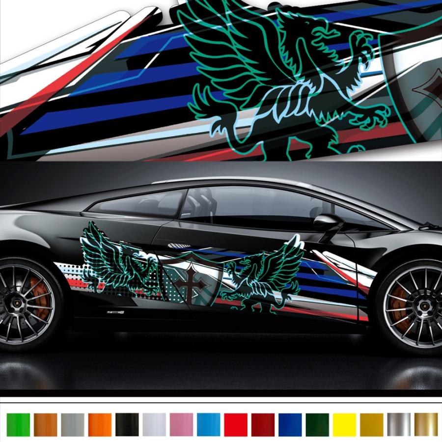 車 ステッカー かっこいい カスタム クロス グリフ 大きい インパクト 車用 スポーツ バイナルグラフィック ワイルドスピード系 デカール 本格上質 覚醒 3 Kkws03 バイナルグラフィックのgenesis 通販 Yahoo ショッピング