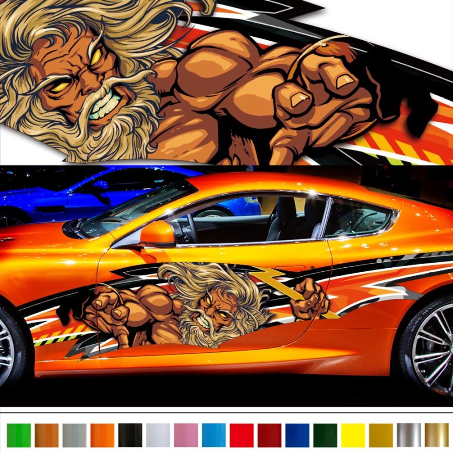 車 ステッカー かっこいい カスタム 神 ゼウス 大きい インパクト 車用 カー スポーツ バイナルグラフィック ワイルドスピード系 デカール 本格上質 覚醒 15 Kkws15 バイナルグラフィックのgenesis 通販 Yahoo ショッピング