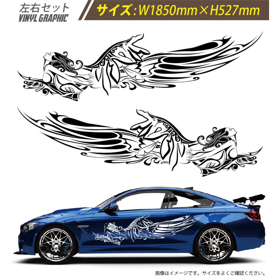 女神 サイド デカール 車 ステッカー バイナルグラフィック JDM USDM