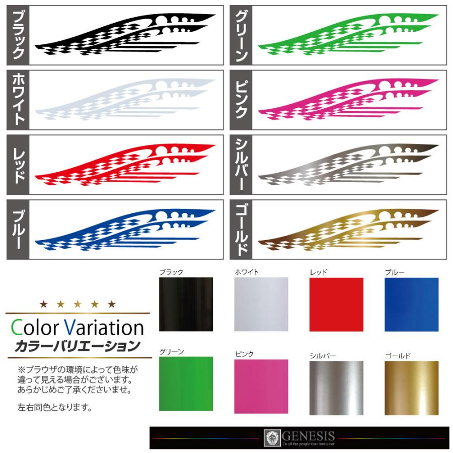 ライン サイド デカール 車 ステッカー バイナルグラフィック JDM USDM