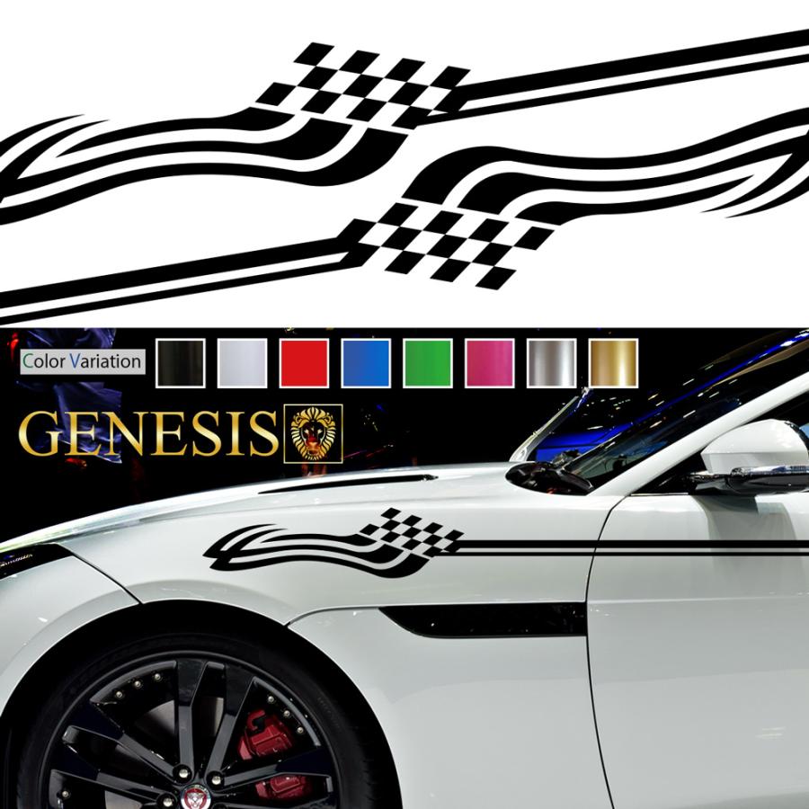 車 ステッカー かっこいい サイド デカール 上質 スポーティー カスタム 大きい カスタム ピンストライプ 車用 デコライン バイナルグラフィック 選べる8色 09 Pinst09 バイナルグラフィックのgenesis 通販 Yahoo ショッピング