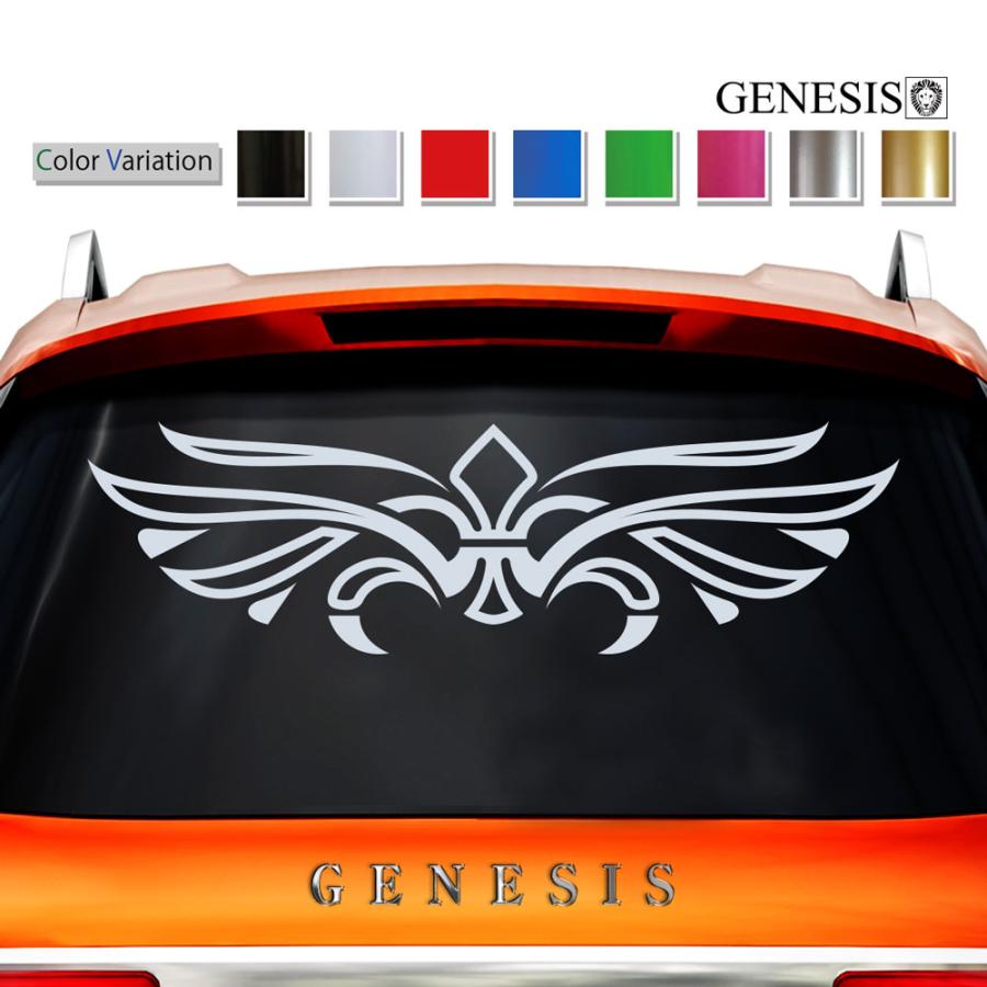 車 ステッカー かっこいい リア デカール クロス カスタム 大きい カーステッカー 車用 カスタム 上質 バイナルグラフィック 愛車 全8色 01 Rear01 バイナルグラフィックのgenesis 通販 Yahoo ショッピング