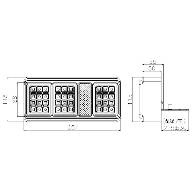 日本ボデーパーツ工業 日本ボデーパーツ JB LEDマルチコンビネーション
