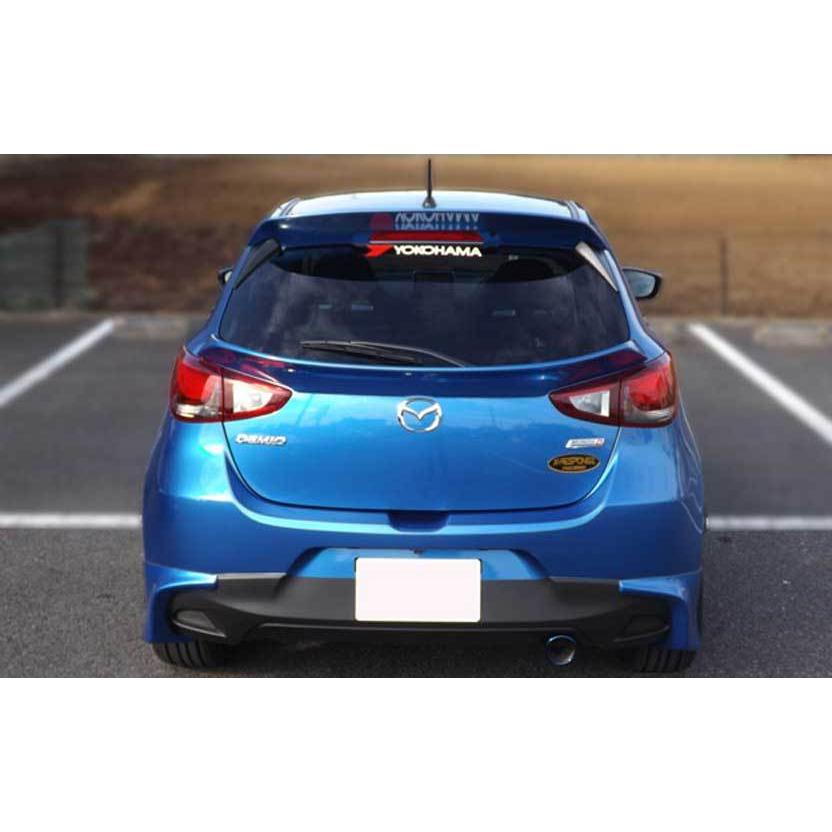 RE雨宮 アールイーアメミヤ リアゲートスポイラー FRP デミオ DJ