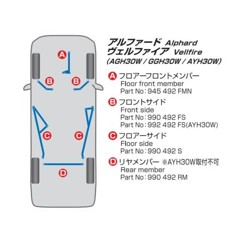 CUSCO パワーブレース フロアーリヤ・サイド アルファード/ヴェルファイア ANH25W/GGH25W 4WD 2400cc/3500cc 2008.5〜2015.1 945-492-RS :csc-qq-e-i-12716s:車楽院 Yahoo!ショッピング店 - 通販 - Yahoo!ショッピング CUSCO パワーブレース フロアーリヤ・サイド アルファード/ヴェルファイア ANH25W/GGH25W 4WD 2400cc/3500cc 2008.5〜2015.1 945-492-RS :csc-qq-e-i-12716s:車楽院 Yahoo!ショッピング店 - 通販 - Yahoo!ショッピング