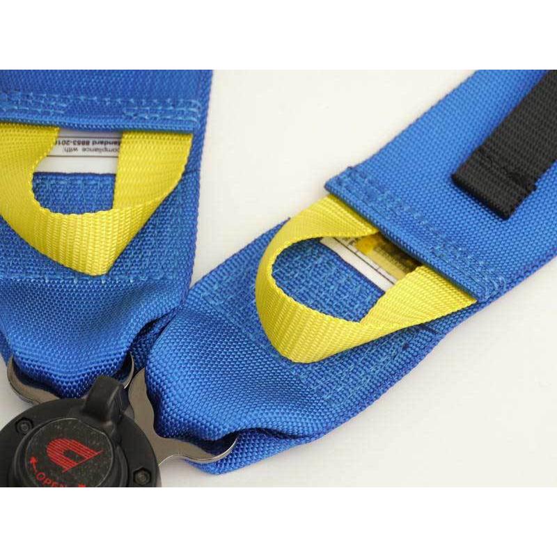 クスコ CUSCO FIA公認 CUSCOレーシングハーネス ブルー 4点式 00B-CRH 