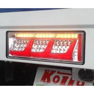 小糸　KOITO LED 3連テールランプ レッド 小糸製作所 KOITO LEDテール 3連タイプ ノーマルターン レッド