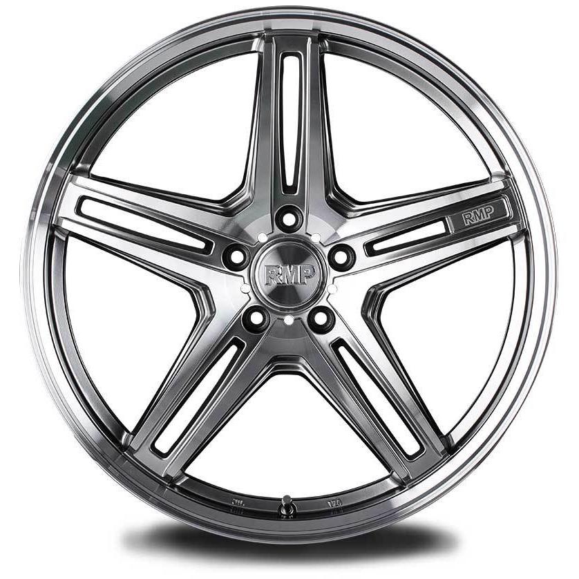 RMP/520F フォレスター SH5(TB車) アルミホイール 1本 【17×7.0J 5-100 INSET48 セミグロスブラック/リムポリッシュ】｜syarakuin-shop｜02