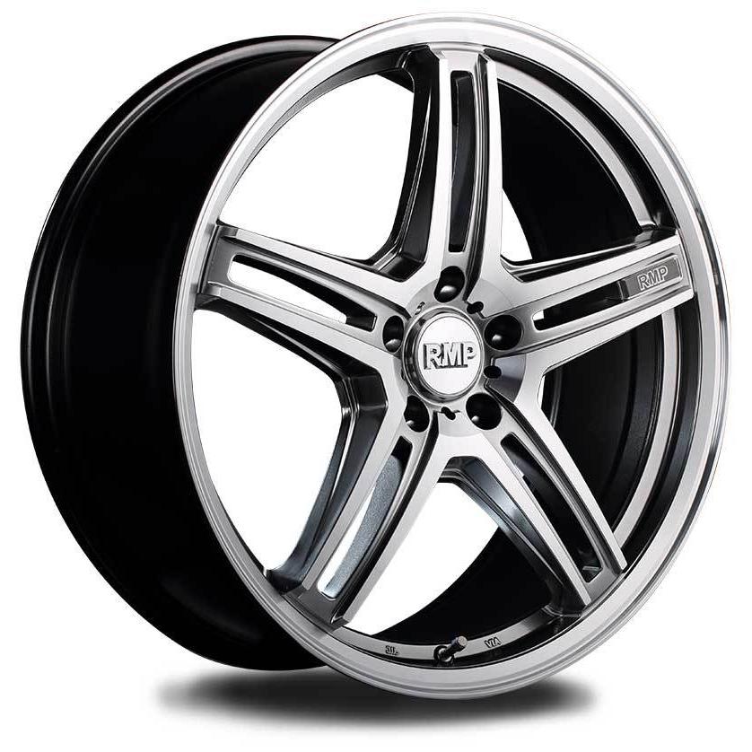 RMP/520F フォレスター SH5(TB車) アルミホイール 1本 【17×7.0J 5-100 INSET48 セミグロスブラック/リムポリッシュ】｜syarakuin-shop｜03