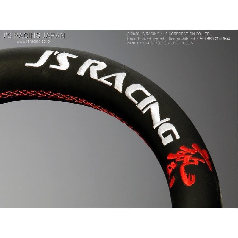 J'S RACING ジェイズレーシング スポーツステアリング WAZA レザー フィット GE6/GE7/GE8/GE9 SSG-03-JSL