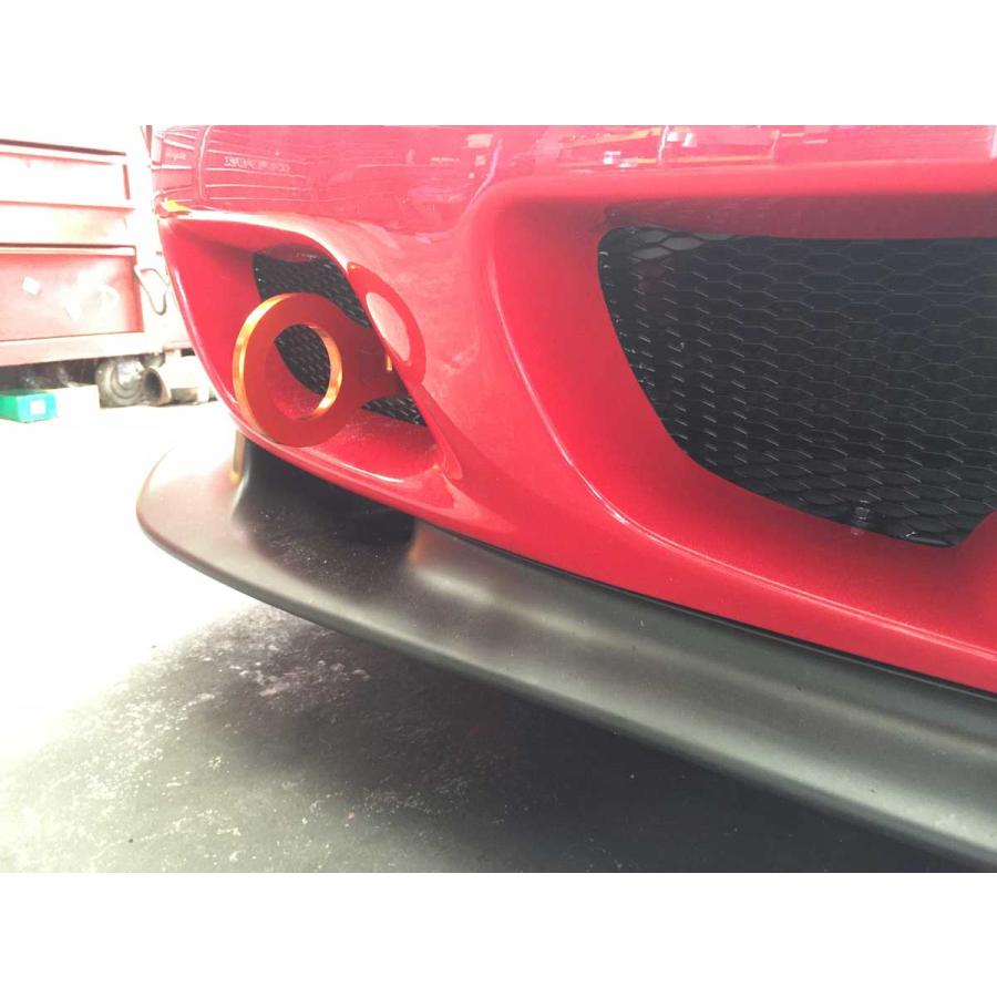 RX7 FD3S 牽引フック 可倒式 レッド 牽引フック リア 固定式 マツダ RX