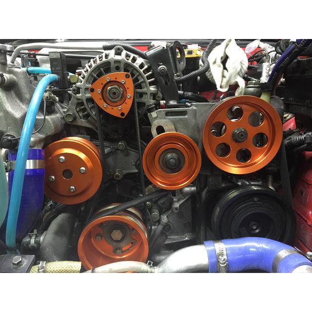 MAZDA マツダ　RX-7 FD3S 純正プーリー5点セット SUPER NOW スーパーナウ プーリー5点セット RX-7 FD3S カラー