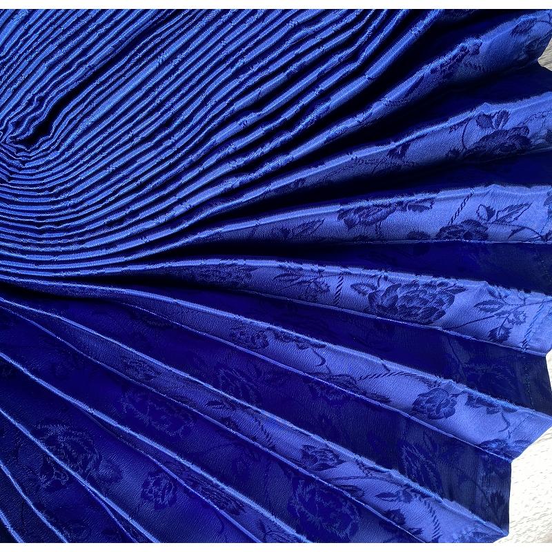 シャルローズ仮眠カーテン (ラウンド) 色：ブルー/表裏同色 巾