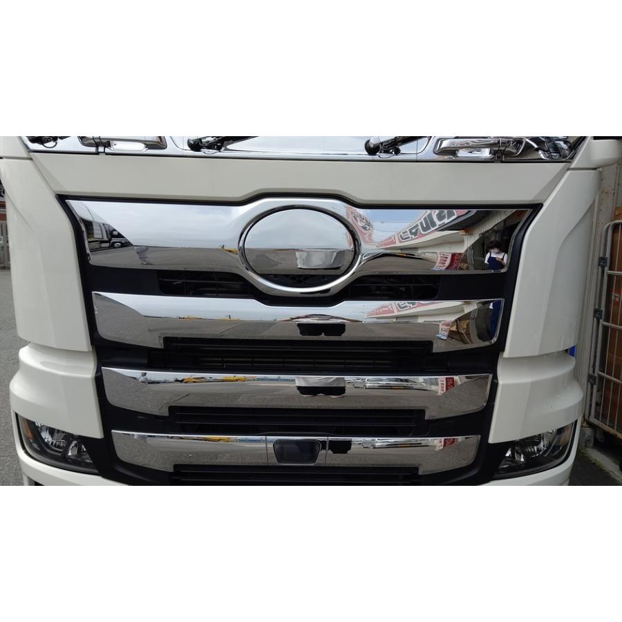 トラック 用品 国産メッキパーツ 17`プロフィア マークレス MP-101