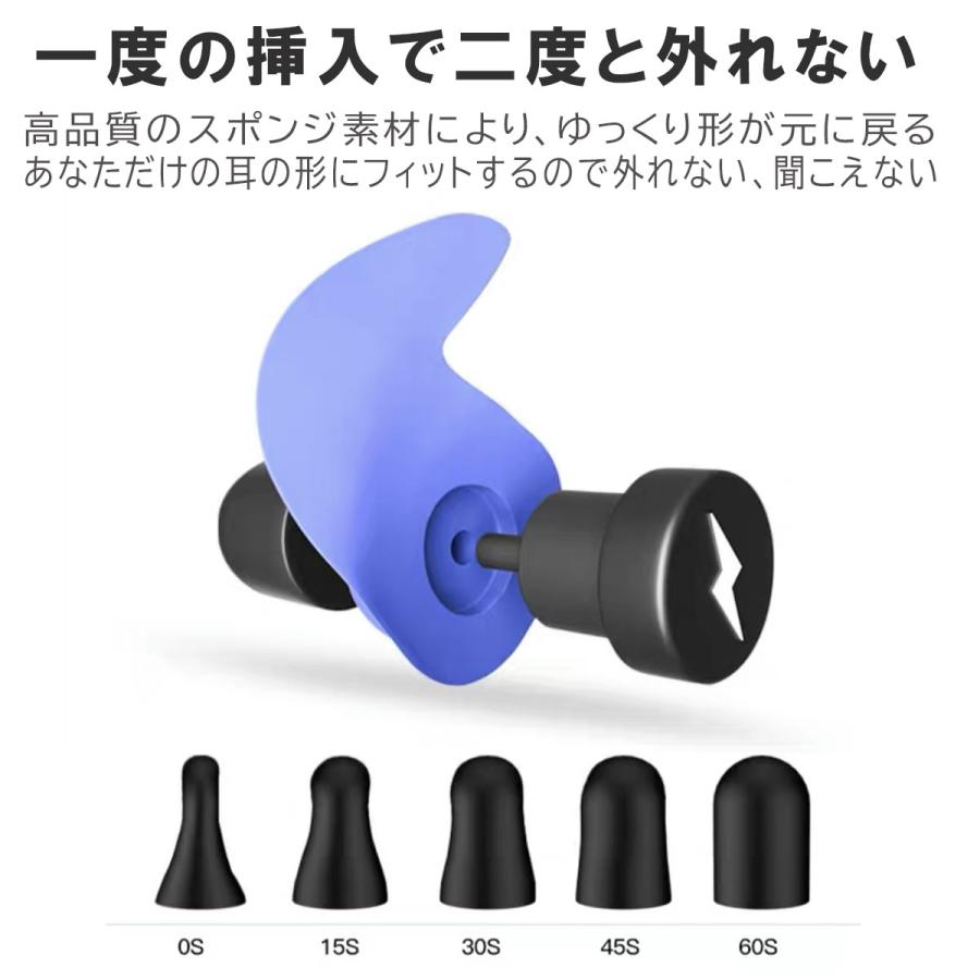 耳栓 睡眠 最強 防音 高性能 遮音 「睡眠の専門家監修」 いびき 睡眠用 アラーム音 快眠グッズ｜syasya-shopping｜15