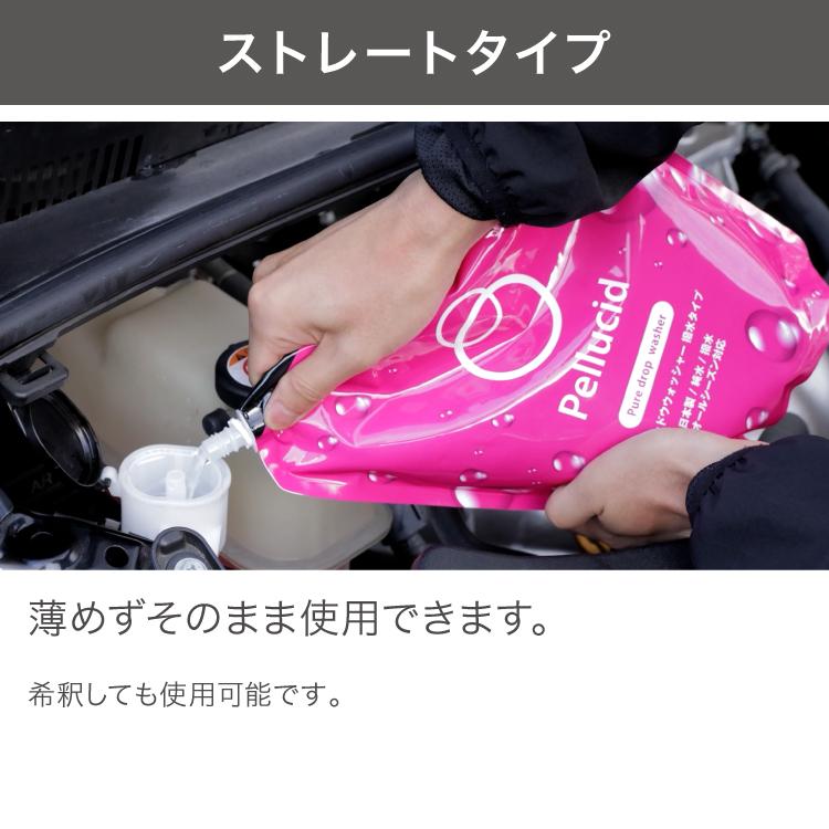 ペルシード 新商品 撥水ウォッシャー液 PCD-401 ピュアドロップ