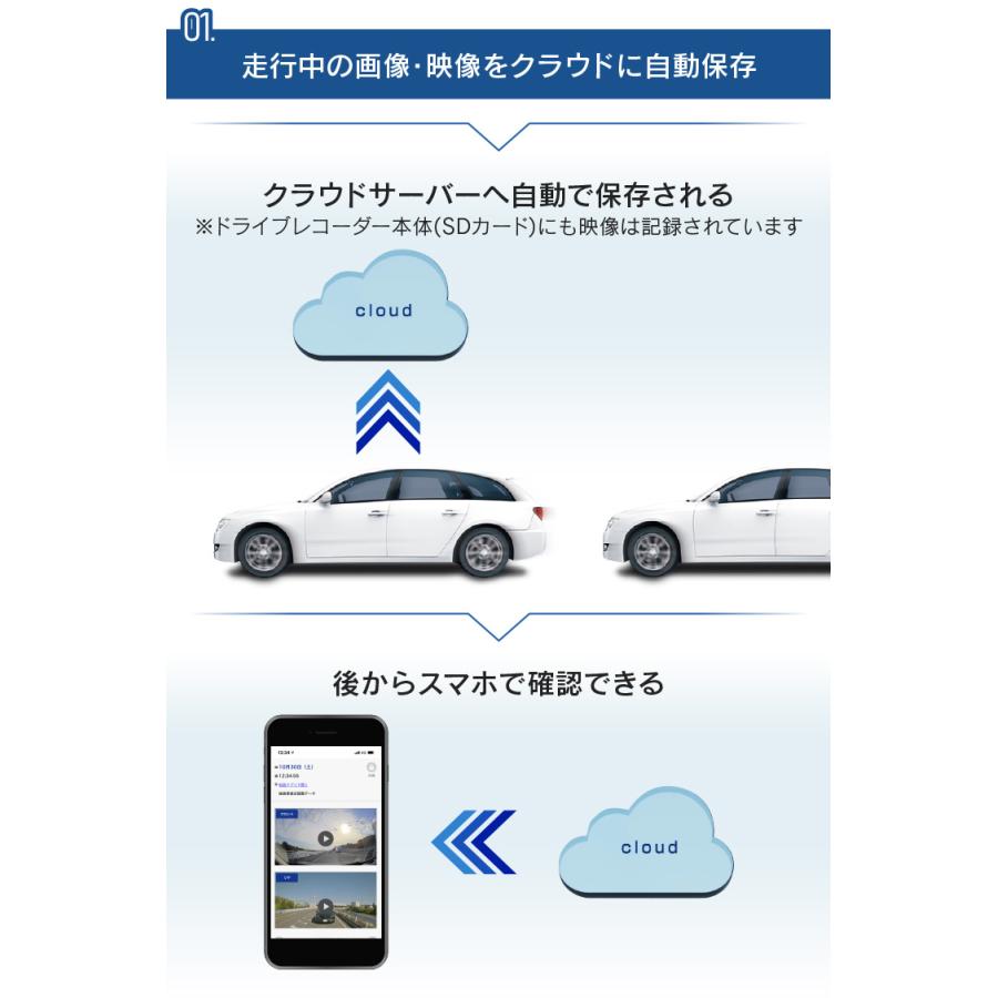 コムテック（Comtec） ZDR059 通信型ドライブレコーダー 前後2カメラ