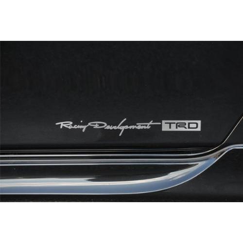 TRD <メール便可>TOYOTA純正品 ステッカー(大）シルバー : 車 遊 人