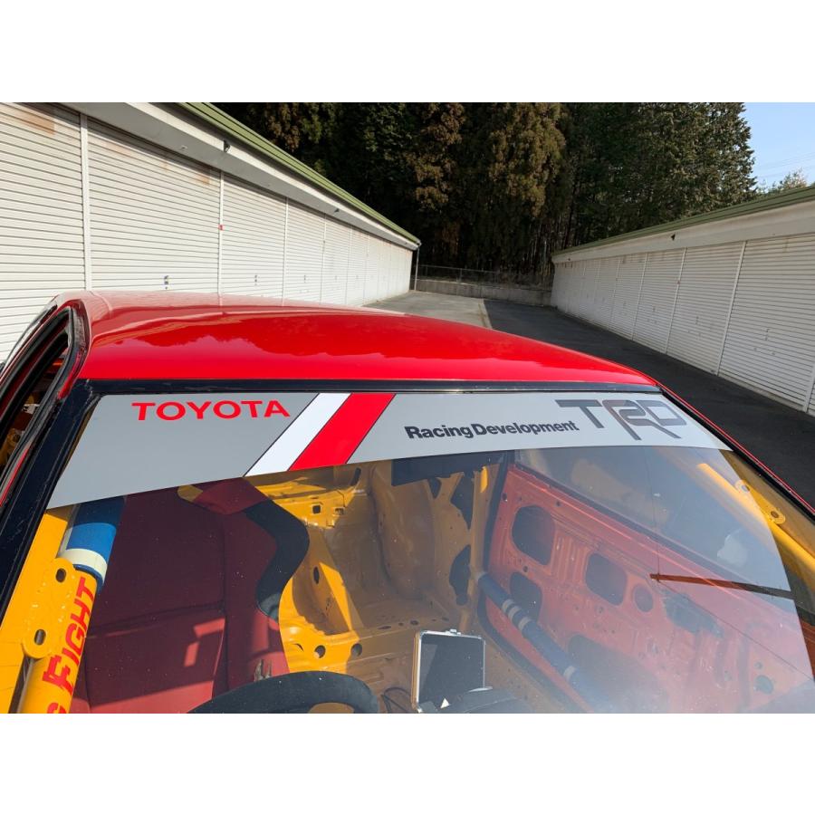 レア Trd フロントステッカ ウィンドウステッカ フロントウィンドーステッカー Trd スタンダードタイプ Ftrd 車 遊 人 通販 Yahoo ショッピング