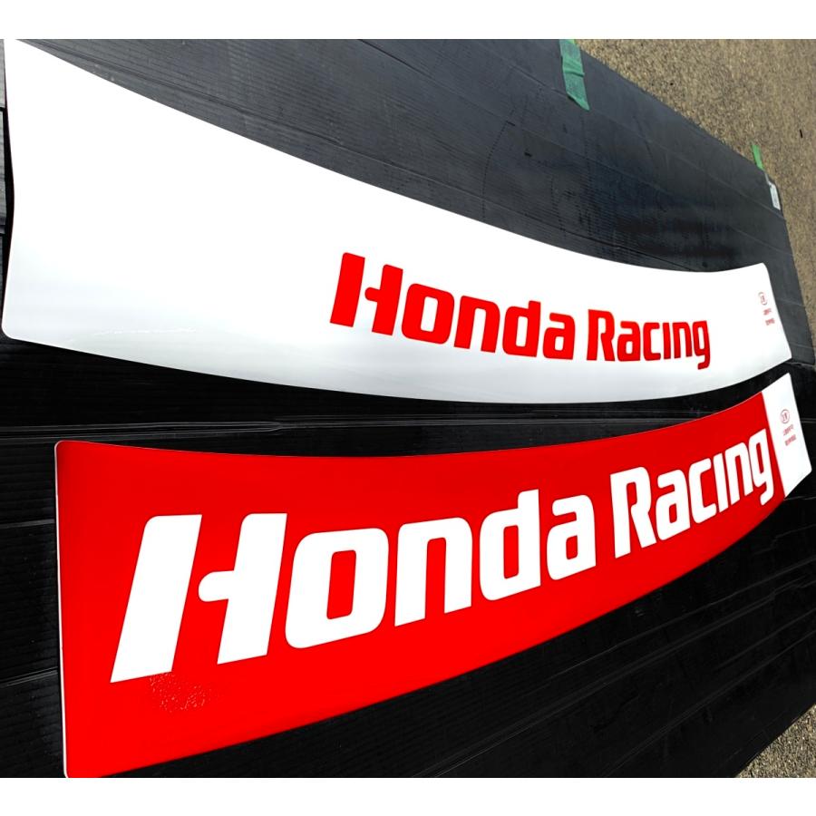 レア！HONDA　Racing　フロントウィンドウステッカー　ホンダ　レーシング　フロント　ステッカー　白ベース×赤文字｜syayuujin｜04