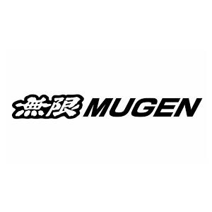 無限（MUGEN） エンブレム ステッカー LLサイズ ガンメタ グレー HONDA 