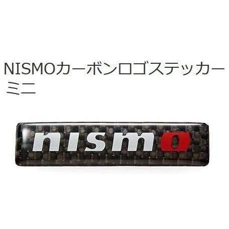 NISMO NISSAN 日産コレクション ニスモ カーボン ロゴステッカー ミニ 