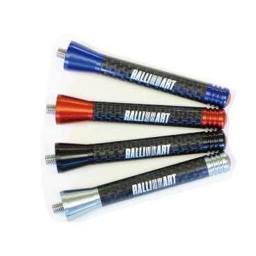 三菱（MITSUBISHI） RALLIART(ラリーアート)ショートアンテナレッド