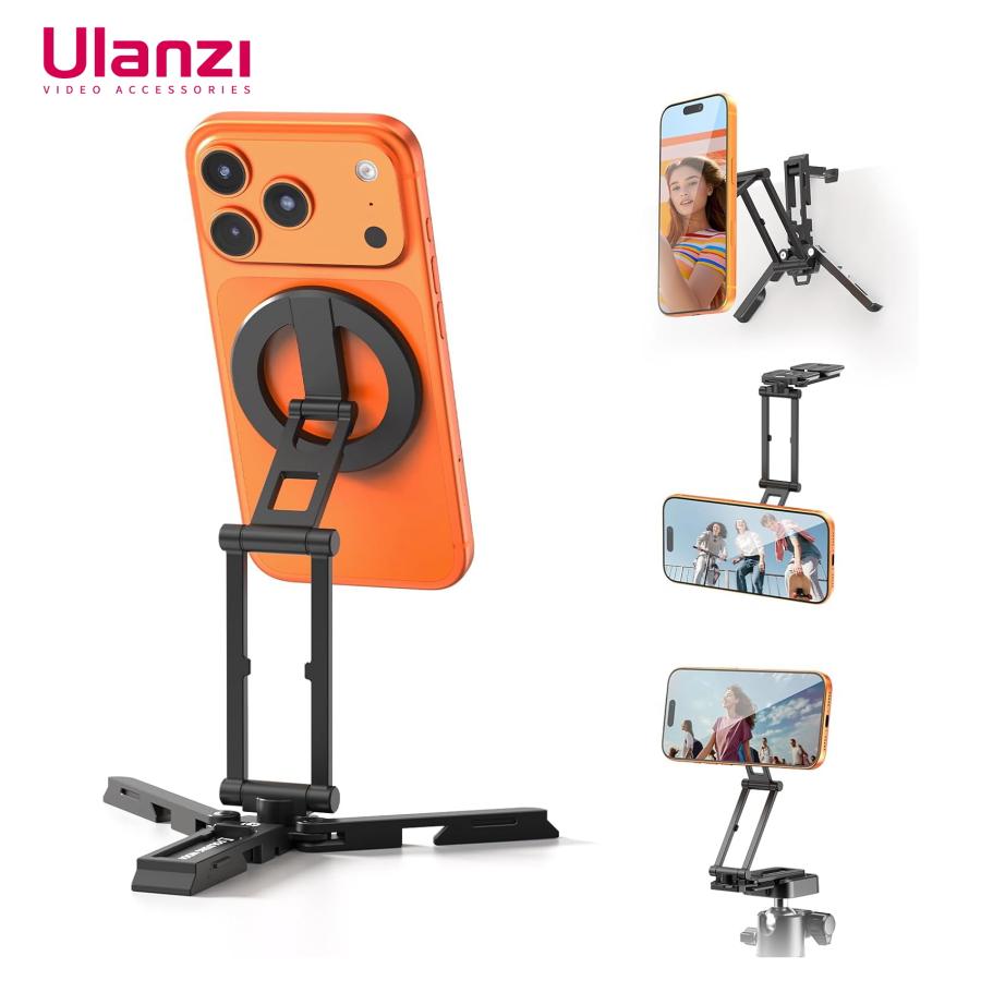 Ulanzi SK29 スマホホルダー ミニ三脚 magsafe用 三脚マウント 磁気