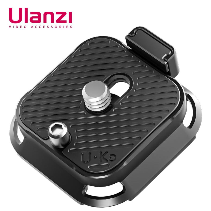 ULANZI Uka用クイックリリースプレート 回転ズレ防止プレート 38mm