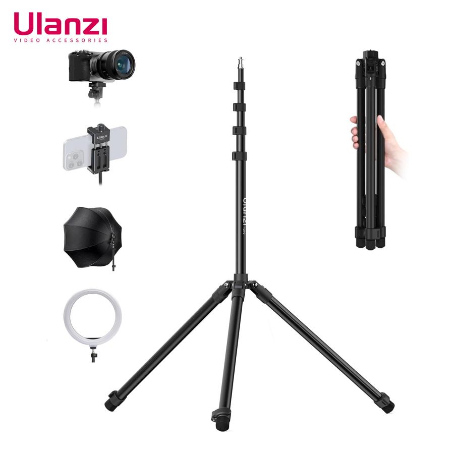 Ulanzi T270 撮影用 ライトスタンド 2.7m カメラ三脚 撮影用スタンド