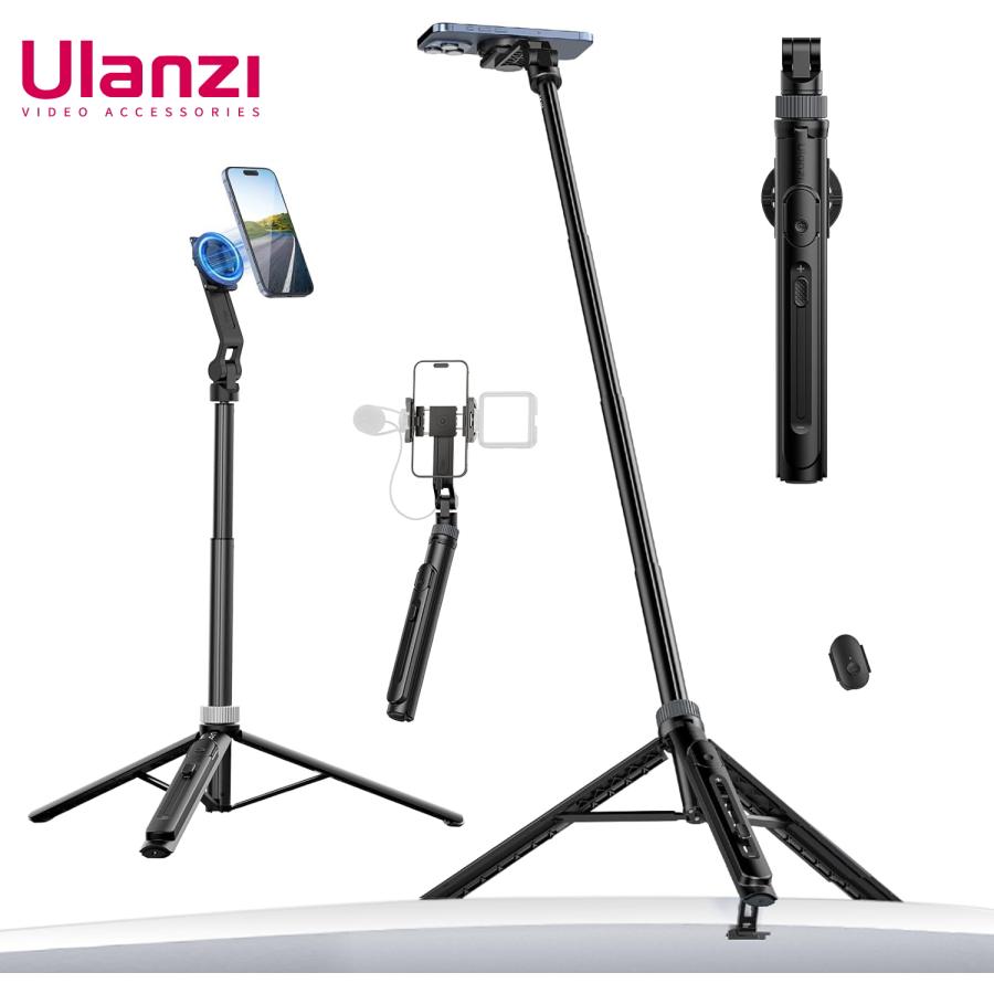 Ulanzi TT88 自撮り棒 Magsafe対応 2in1 スマホ 三脚 じどり棒